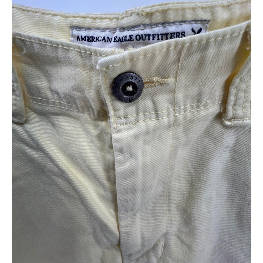 American Eagle Outfitters Mens Yellow Longboard Shorts Size 38 - Picture 4 of 13